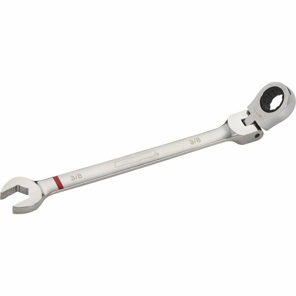 Channellock Standard 3/8 In. 12-Point Ratcheting Flex-Head Wrench 317411